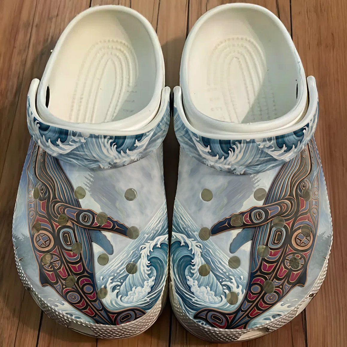 Native Orca Pattern Clogs Shoes for Adults & Kids