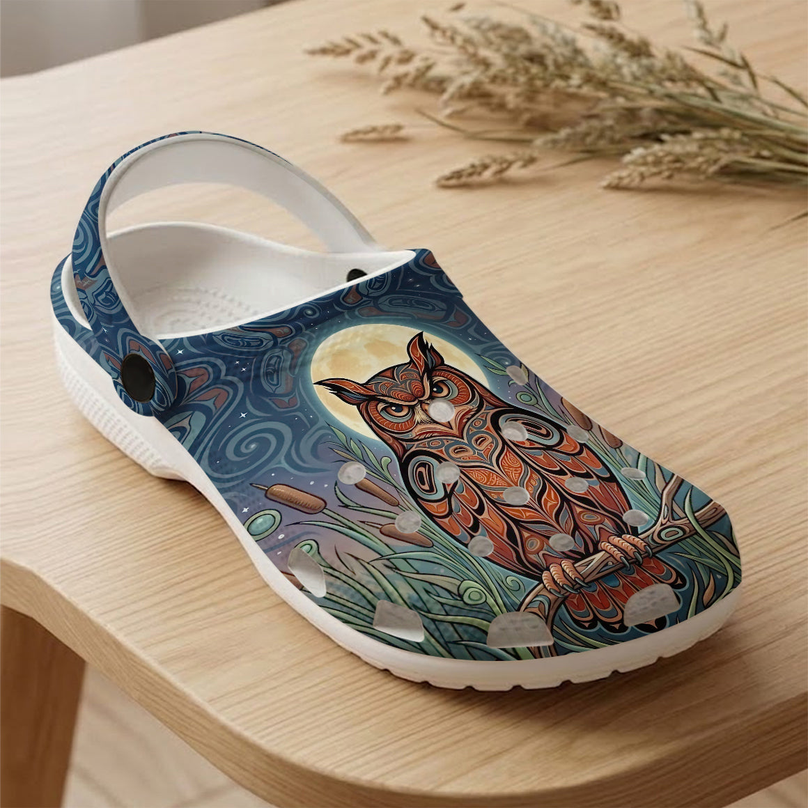 Native Owl Clogs Shoes for Adults & Kids