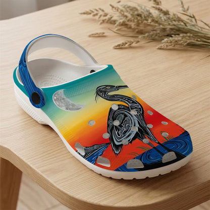 Crane Art Clogs Shoes for Adults & Kids