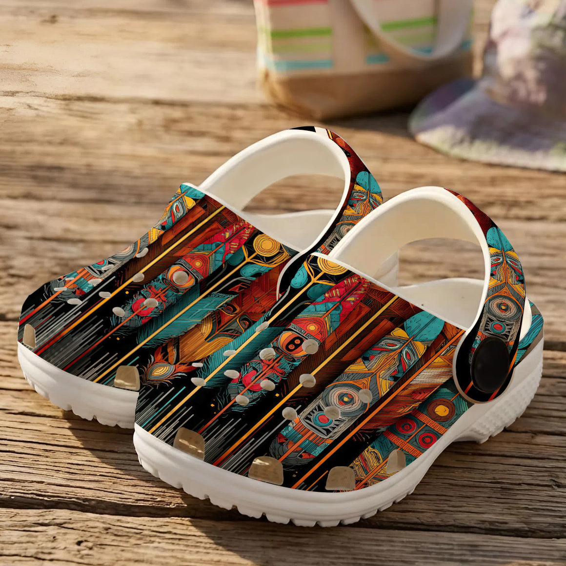 Native Leather Clogs Shoes for Adults & Kids