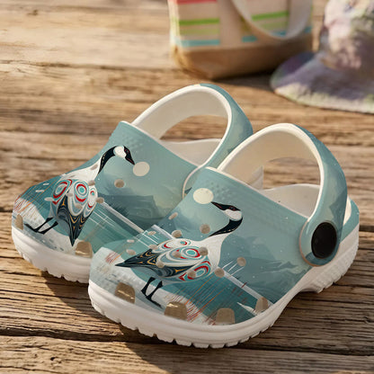 Native Goose Art Clogs Shoes for Adults & Kids