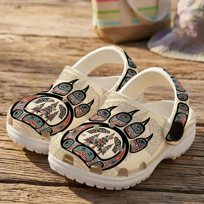 Native Bear Paw Clogs Shoes for Adults & Kids