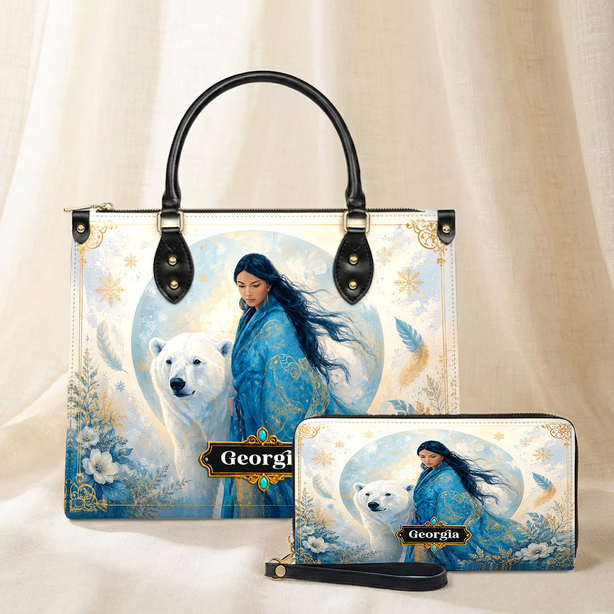 Wild Woman Spirit Personalized Leather Bag