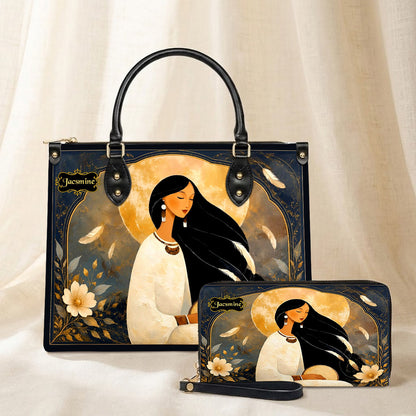 Lunar Woman Grace Personalized Leather Bag