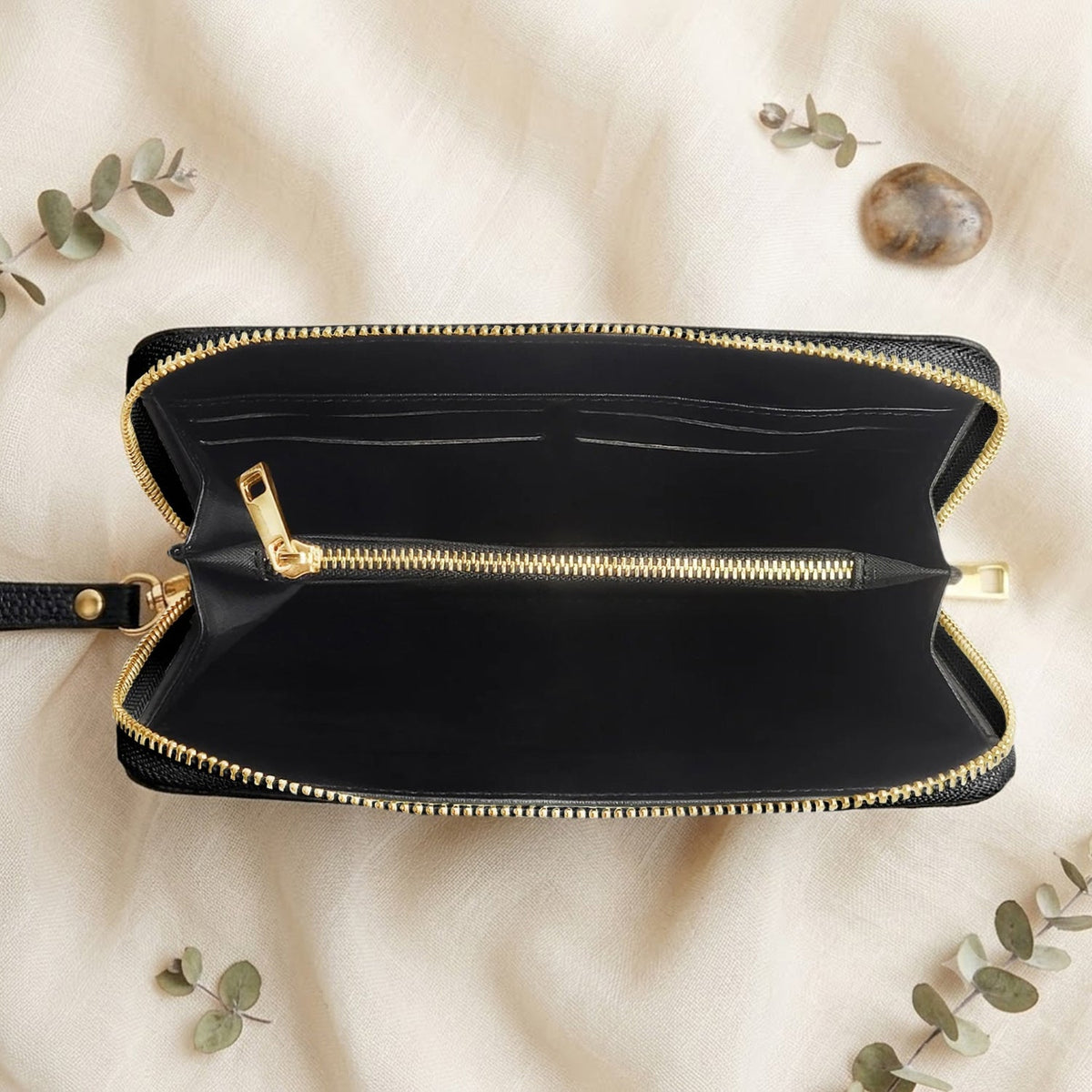 Amber Butterfly Woman Personalized Leather Bag