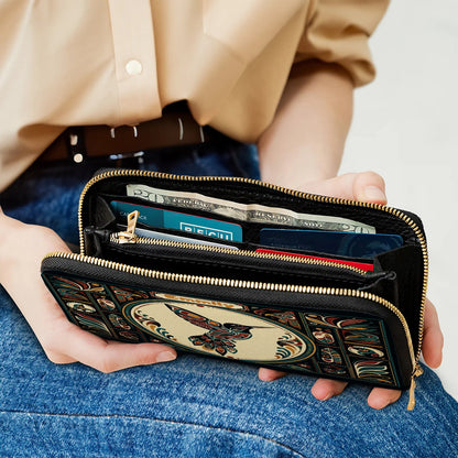 Hummingbird Eternal Grace Personalized Leather Bag