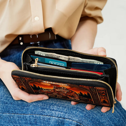 Ember Wolf Legacy Personalized Leather Bag