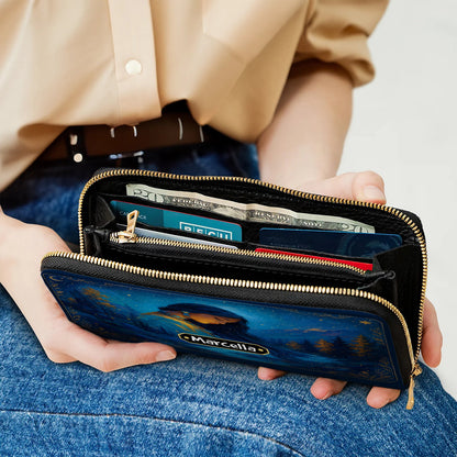 Turquoise Woman Grace Personalized Leather Bag