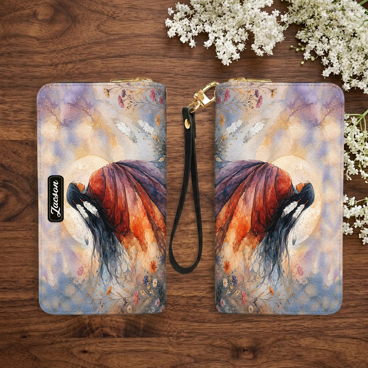 Free Woman Spirit Personalized Leather Bag