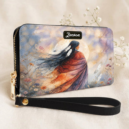 Free Woman Spirit Personalized Leather Bag