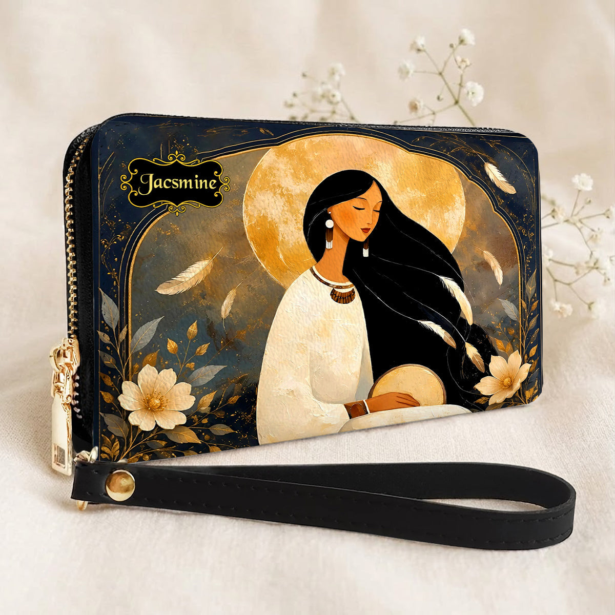 Lunar Woman Grace Personalized Leather Bag
