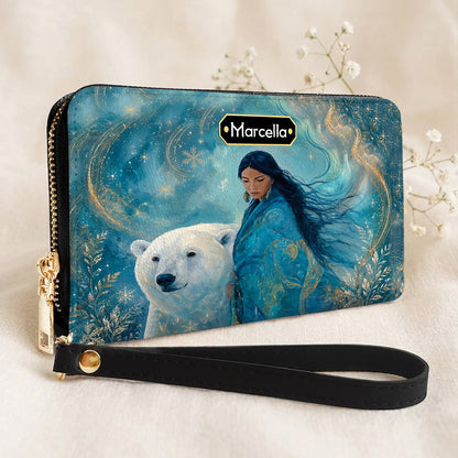 Arctic Woman Grace Personalized Leather Bag