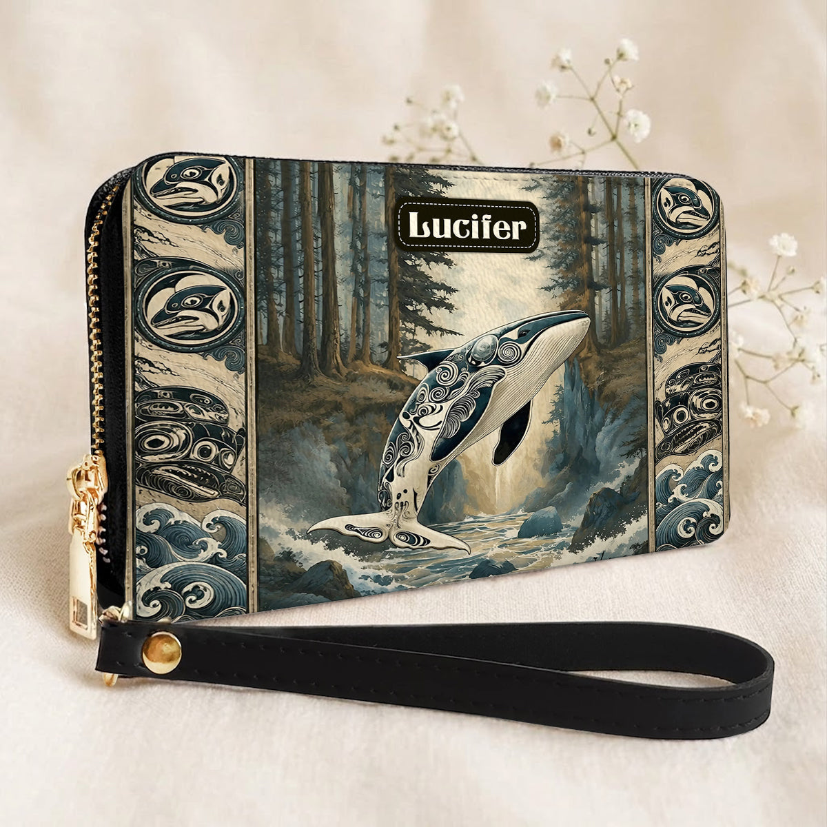 Orca Ocean Legacy Personalized Leather Bag