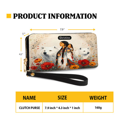 Motherhood Wild Grace Personalized Leather Bag
