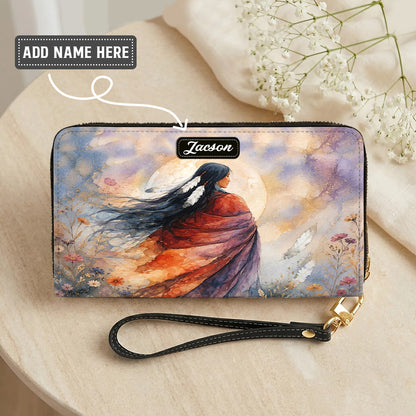 Free Woman Spirit Personalized Leather Bag