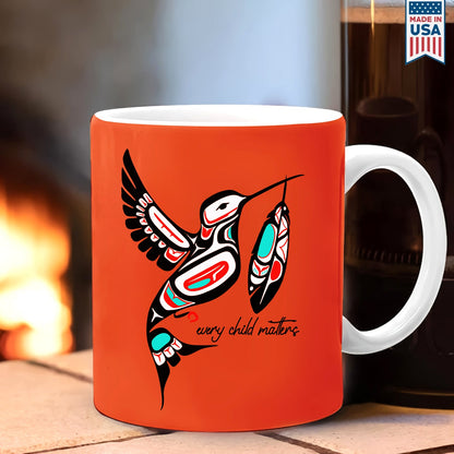 Hummingbird Spirit – Joy & Healing-Mug Orange Shirt Day