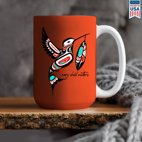 Hummingbird Spirit – Joy & Healing-Mug Orange Shirt Day