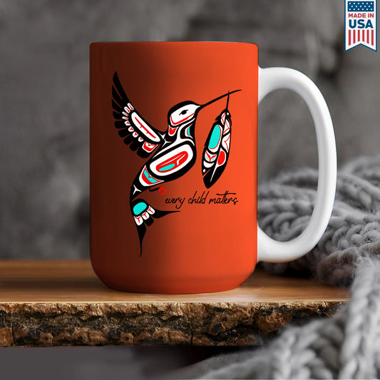 Hummingbird Spirit – Joy & Healing-Mug Orange Shirt Day