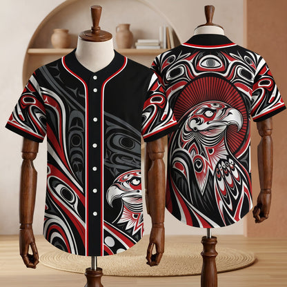 Moonlit Bear Baseball Jersey Unisex Shirt