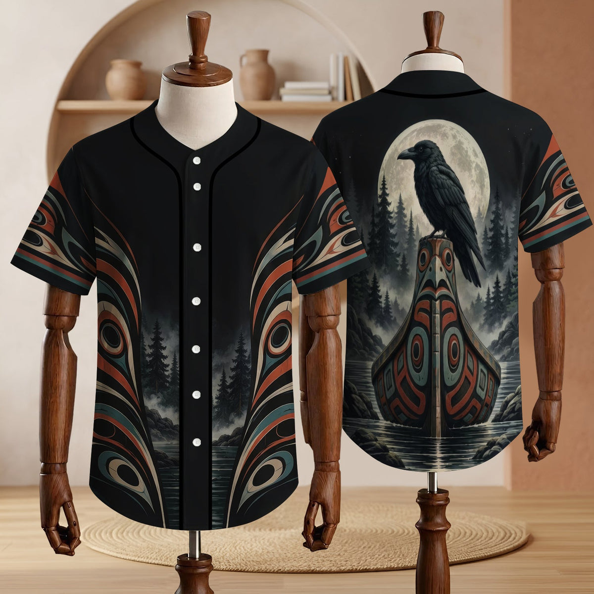 Midnight Raven Baseball Jersey Unisex Shirt