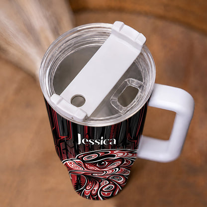 Red Eagle Guardian Personalized Tumbler